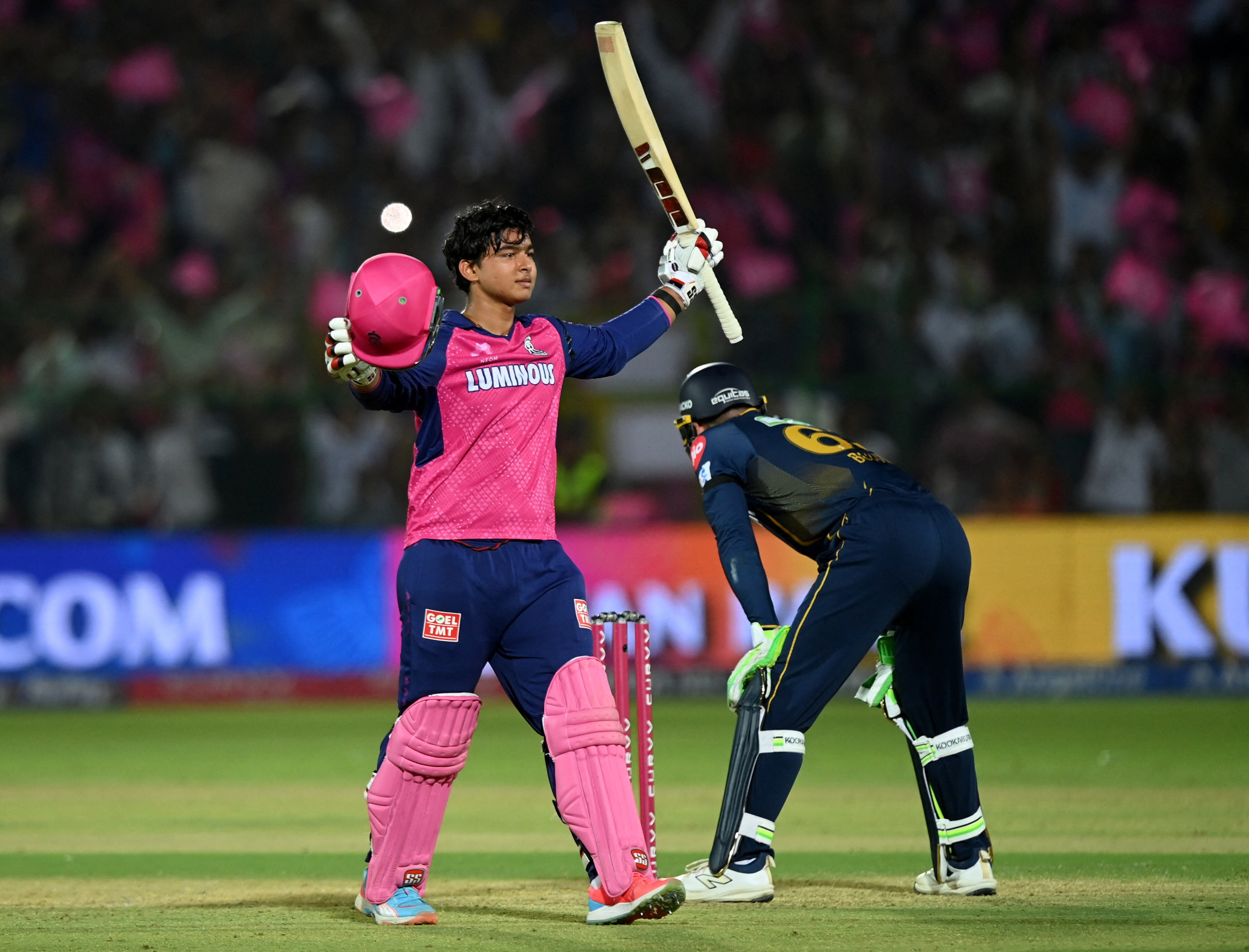 Vaibhav Sooryavanshi batting in IPL